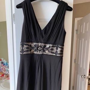 Kay Unger Black Sleeveless Dress